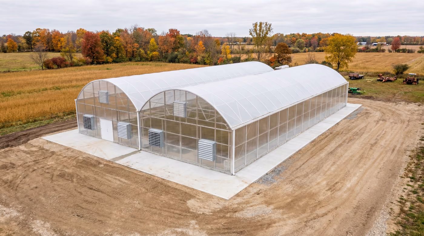 American Roots greenhouse installed in tennessee